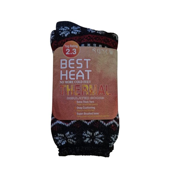 Unisex Thermal Insulated Socks For Outdoor Sports Cozy Thermal socks One Size - Picture 1 of 2